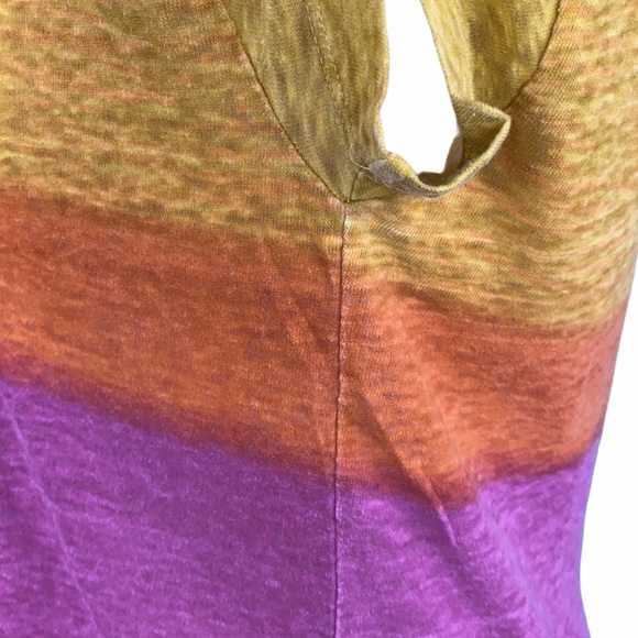 GAP Pink & Yellow Ombré Casual Tee - Picture 6 of 13